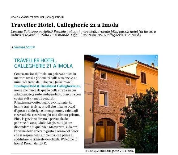 Callegherie 21 Boutique Oda ve Kahvaltı 4*